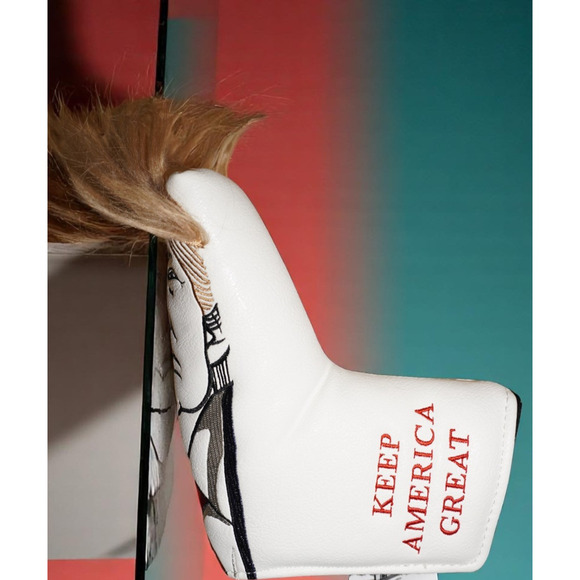 Keep America Great Premium Golf Club Headcover - Quality Leather, Hand-Made - Picture 5 of 11